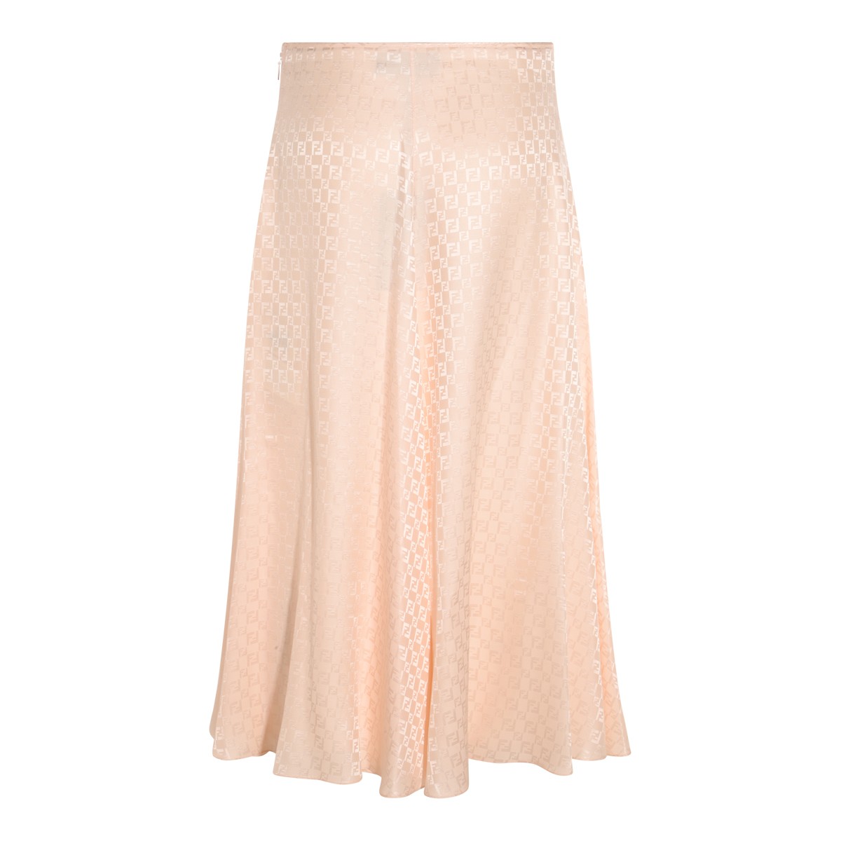 PINK BEIGE SILK SKIRT PINK BEIGE SILK SKIRT