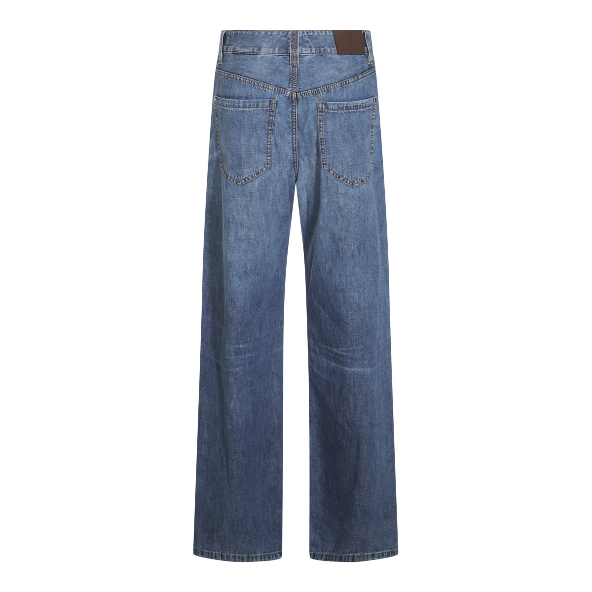 【送料&関税込】Brunello Cucinelli Blue Cotton Denim Jeans BRUNELLO CUCINELLI Dark Blue Cotton Jeans — Mitchell Ogilvie
