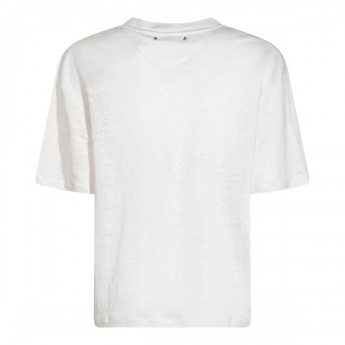 WHITE COTTON T-SHIRT