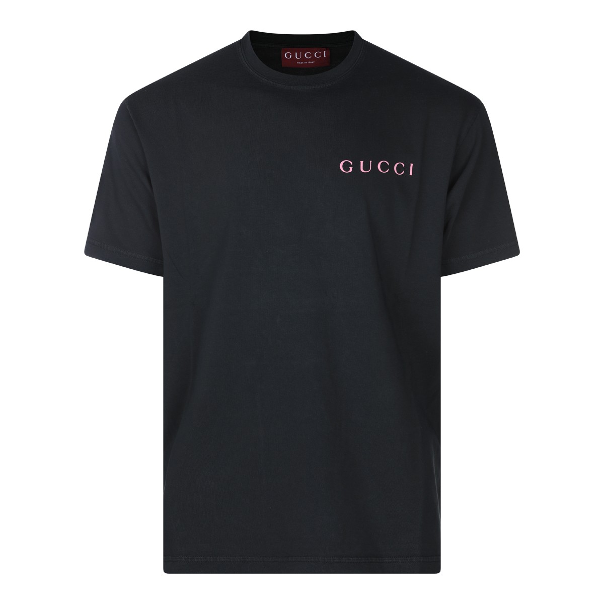 BLACK COTTON T-SHIRT