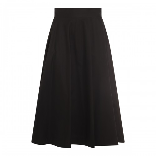 BLACK COTTON SKIRT