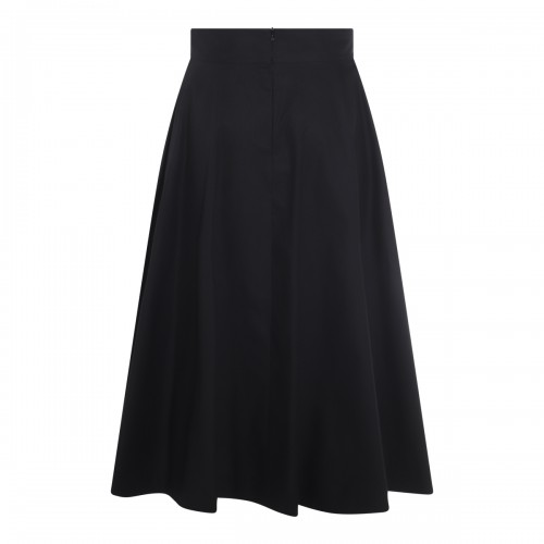 BLACK COTTON SKIRT