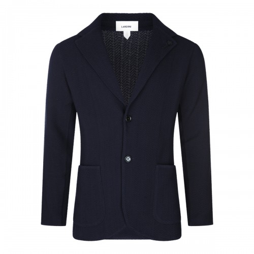 NAVY BLUE COTTON BLAZER