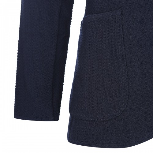 NAVY BLUE COTTON BLAZER