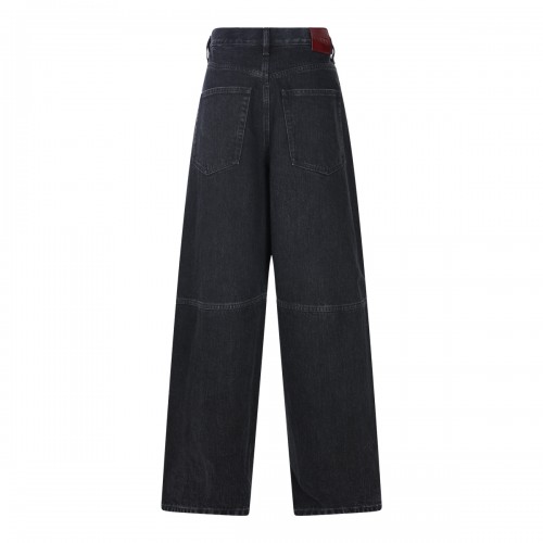 BLACK COTTON DENIM JEANS 2