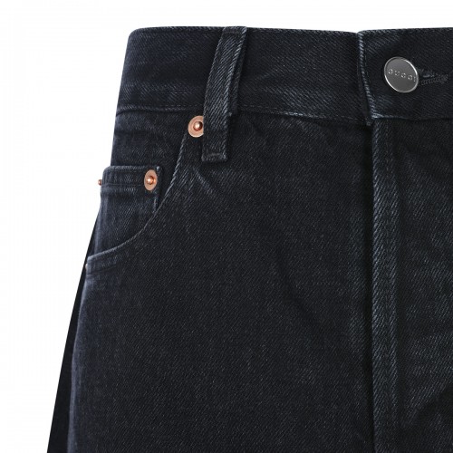 BLACK COTTON DENIM JEANS