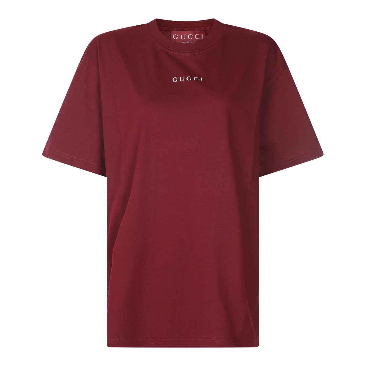 RED COTTON T-SHIRT