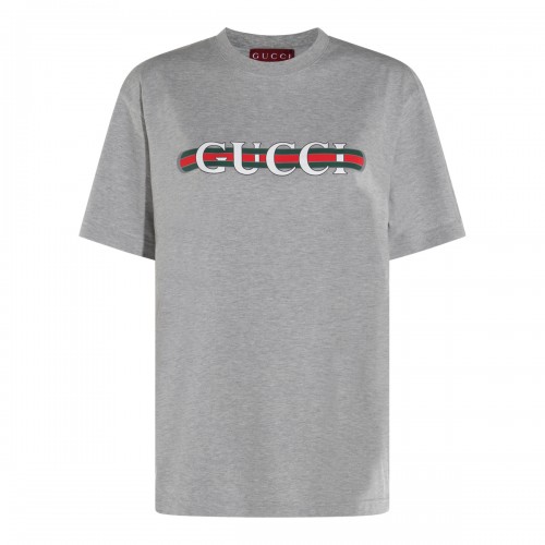 GREY COTTON T-SHIRT