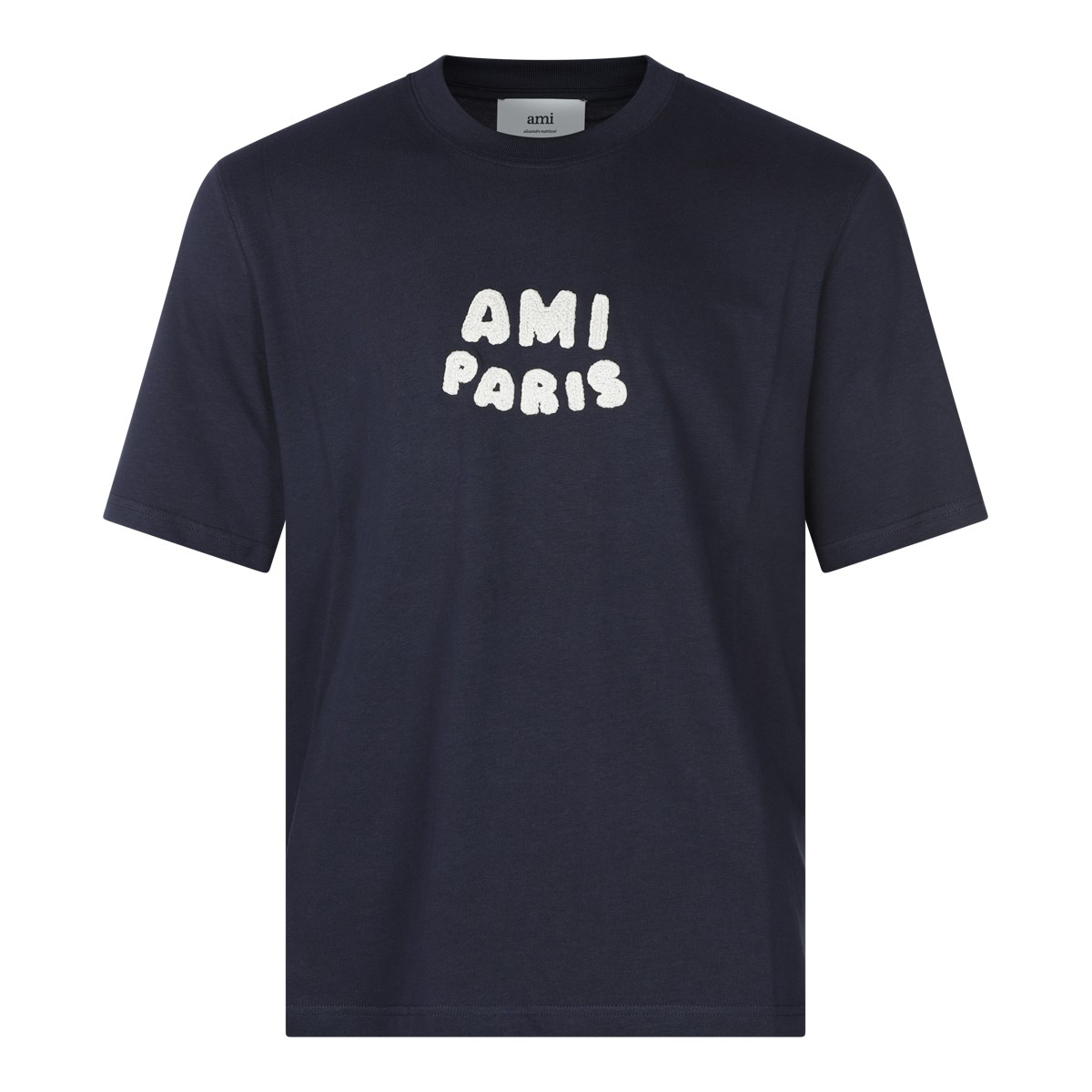 NAVY BLUE COTTON T-SHIRT