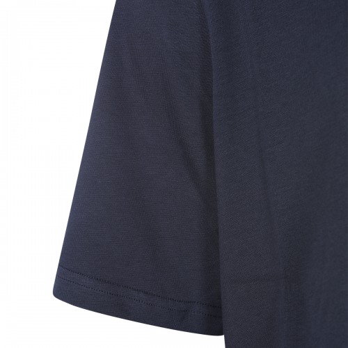 NAVY BLUE COTTON T-SHIRT