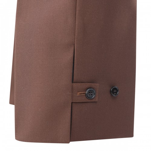 BROWN WOOL PANTS