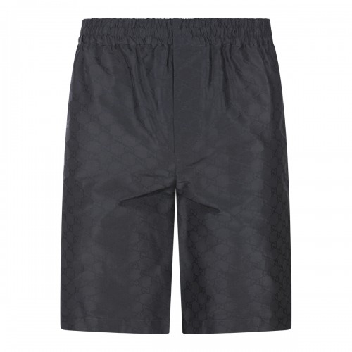 BLACK COTTON SHORTS