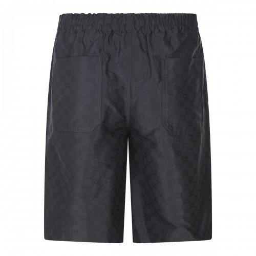 BLACK COTTON SHORTS