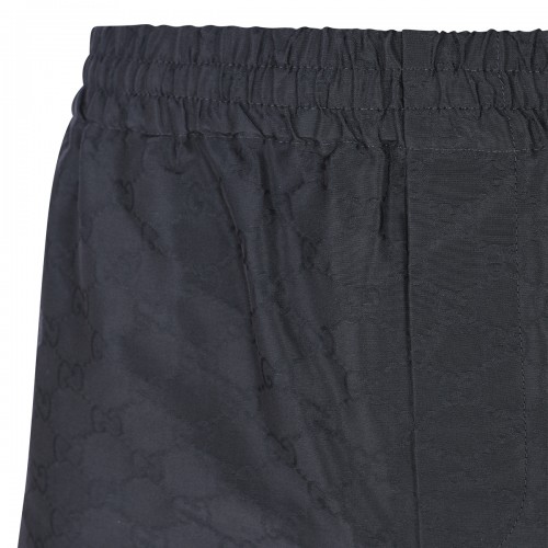 BLACK COTTON SHORTS