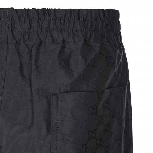 BLACK COTTON SHORTS