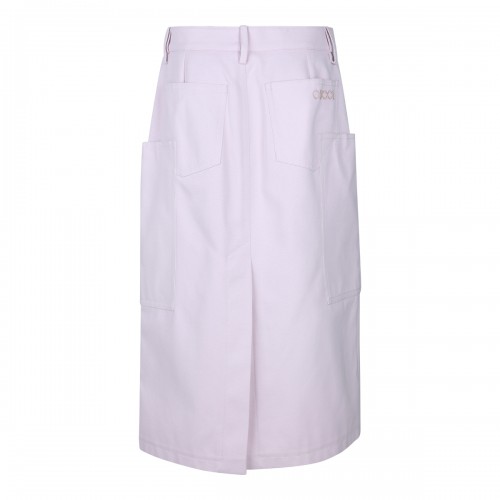 PINK COTTON MIDI SKIRT 2