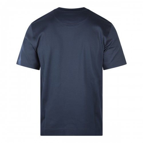 BLUE COTTON T-SHIRT