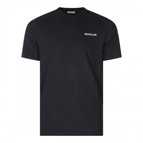 BLACK COTTON T-SHIRT