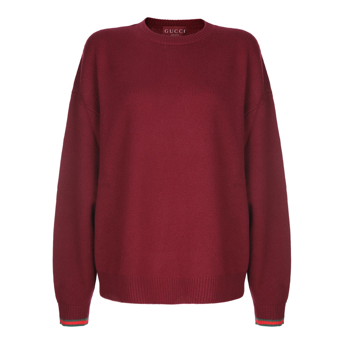 ANCORA RED WOOL KNITWEAR