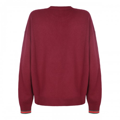 ANCORA RED WOOL KNITWEAR