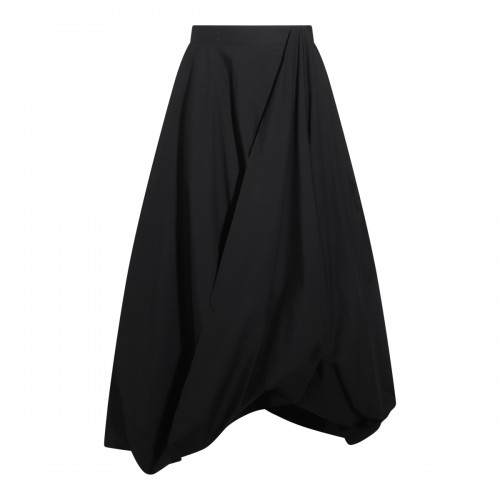 BLACK COTTON SKIRT