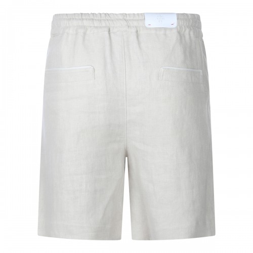 SAND LINEN SHORTS