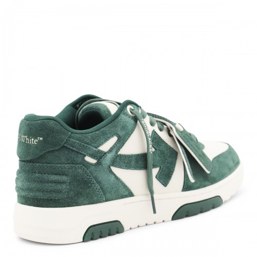 GREEN LEATHER OUT OF OFFICE SNEAKERS