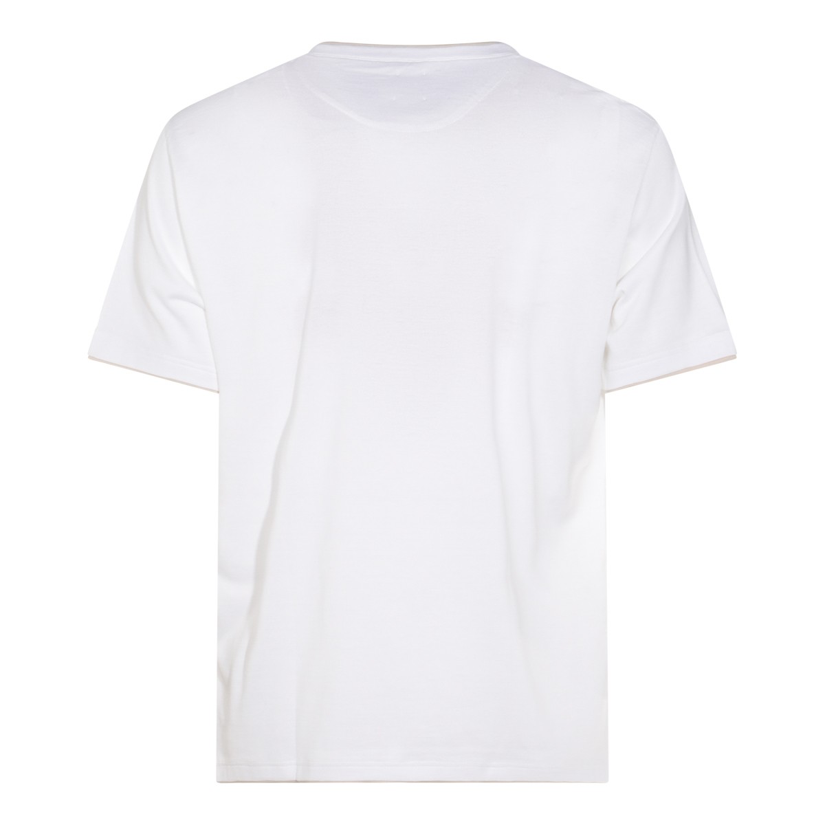 WHITE COTTON T-SHIRT