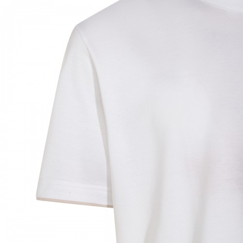 WHITE COTTON T-SHIRT