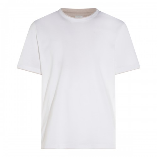 WHITE COTTON T-SHIRT