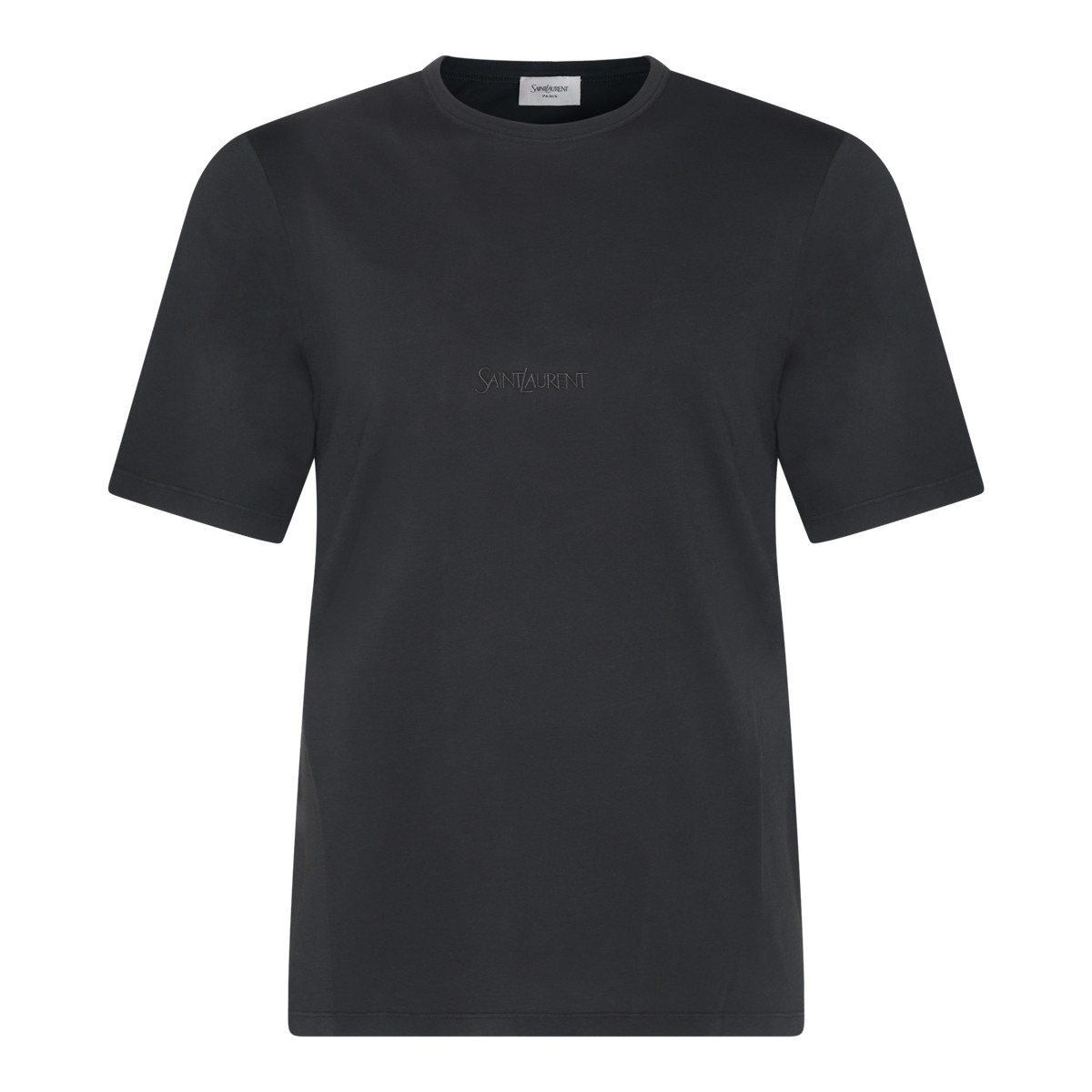 DARK GREY COTTON T-SHIRT