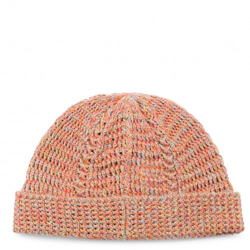 ORANGE LINEN HAT