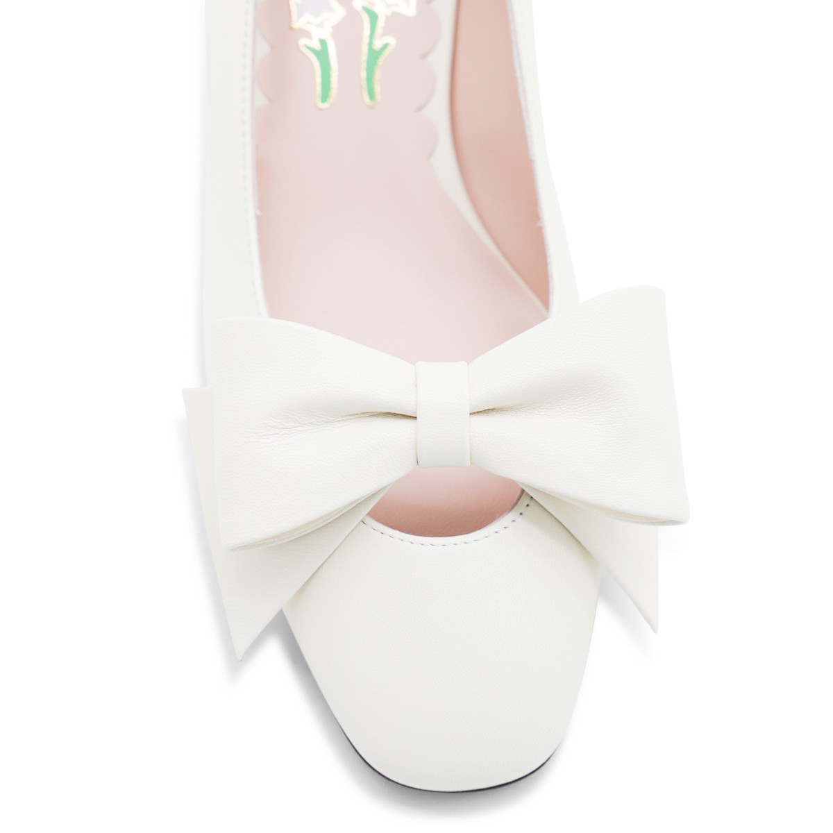 IVORY LEATHER PUMPS IVORY LEATHER PUMPS
