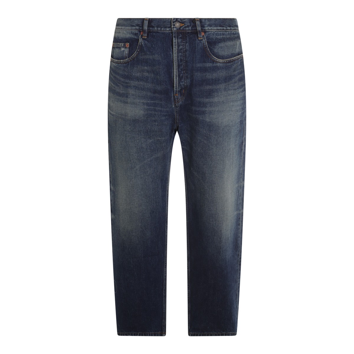 BLUE COTTON DENIM JEANS