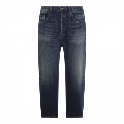 BLUE COTTON DENIM JEANS