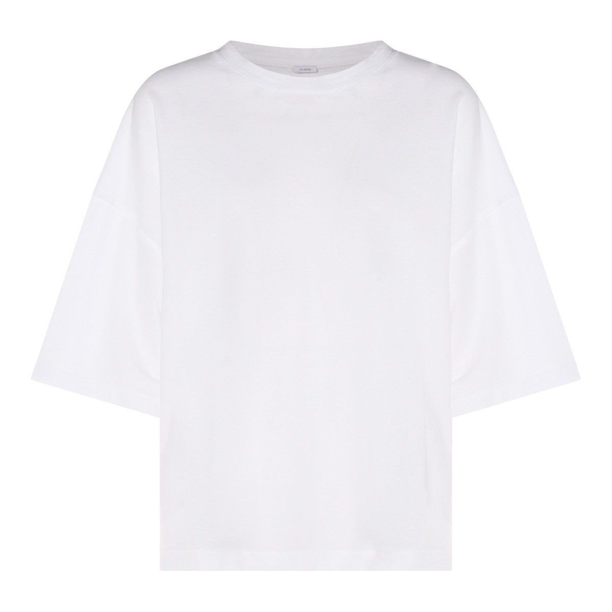 WHITE COTTON T-SHIRT