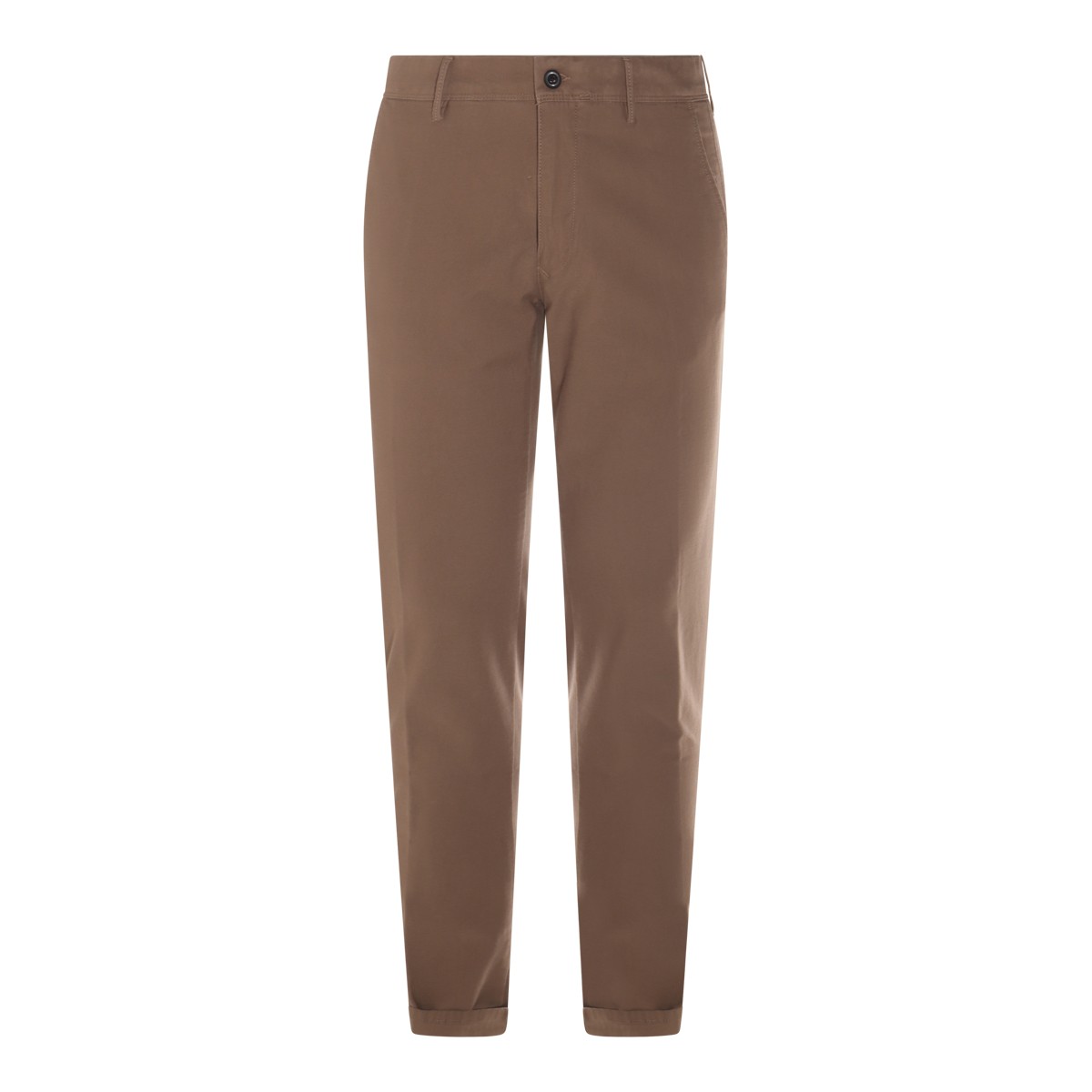 BROWN COTTON PANTS