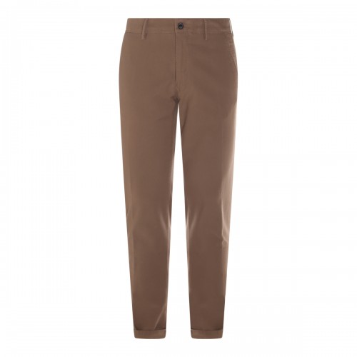 BROWN COTTON PANTS