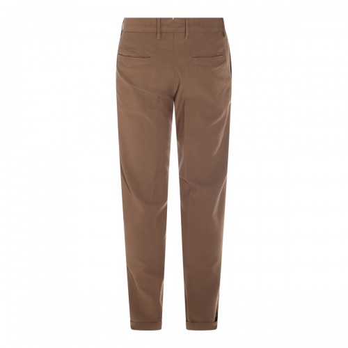 BROWN COTTON PANTS