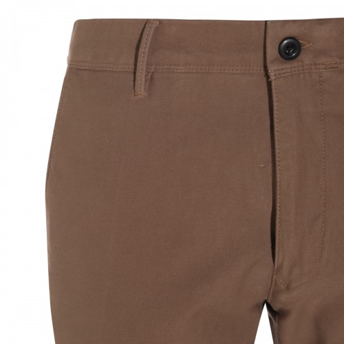 BROWN COTTON PANTS