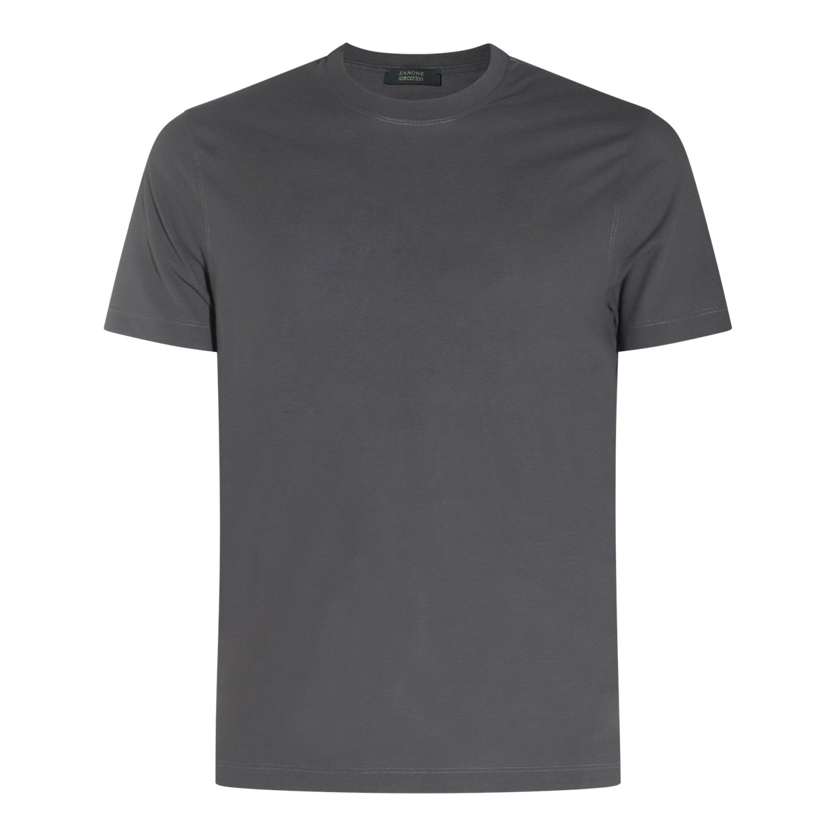 GREY COTTON T-SHIRT