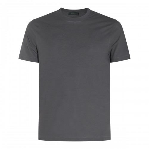 GREY COTTON T-SHIRT