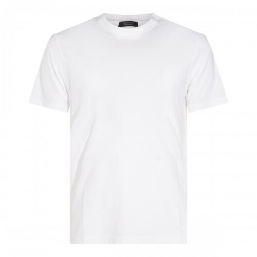 WHITE COTTON T-SHIRT