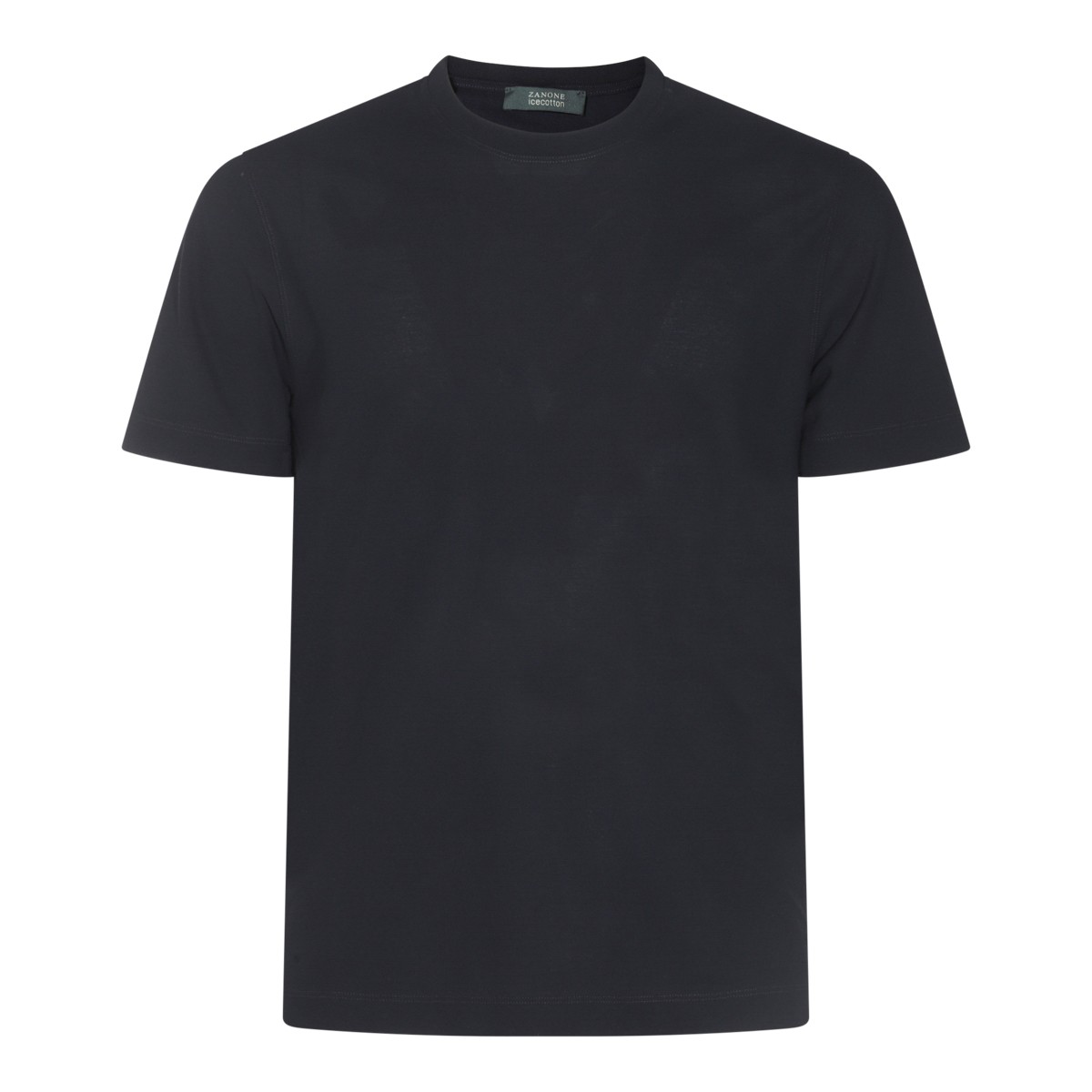 DARK BLUE COTTON T-SHIRT