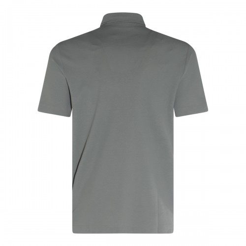 DARK GREEN COTTON POLO SHIRT