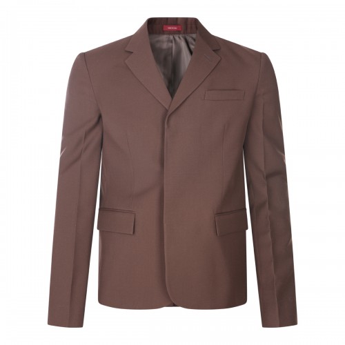 BROWN WOOL BLAZER