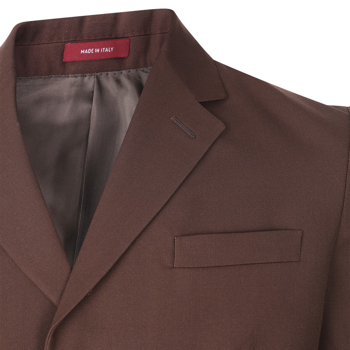 BROWN WOOL BLAZER