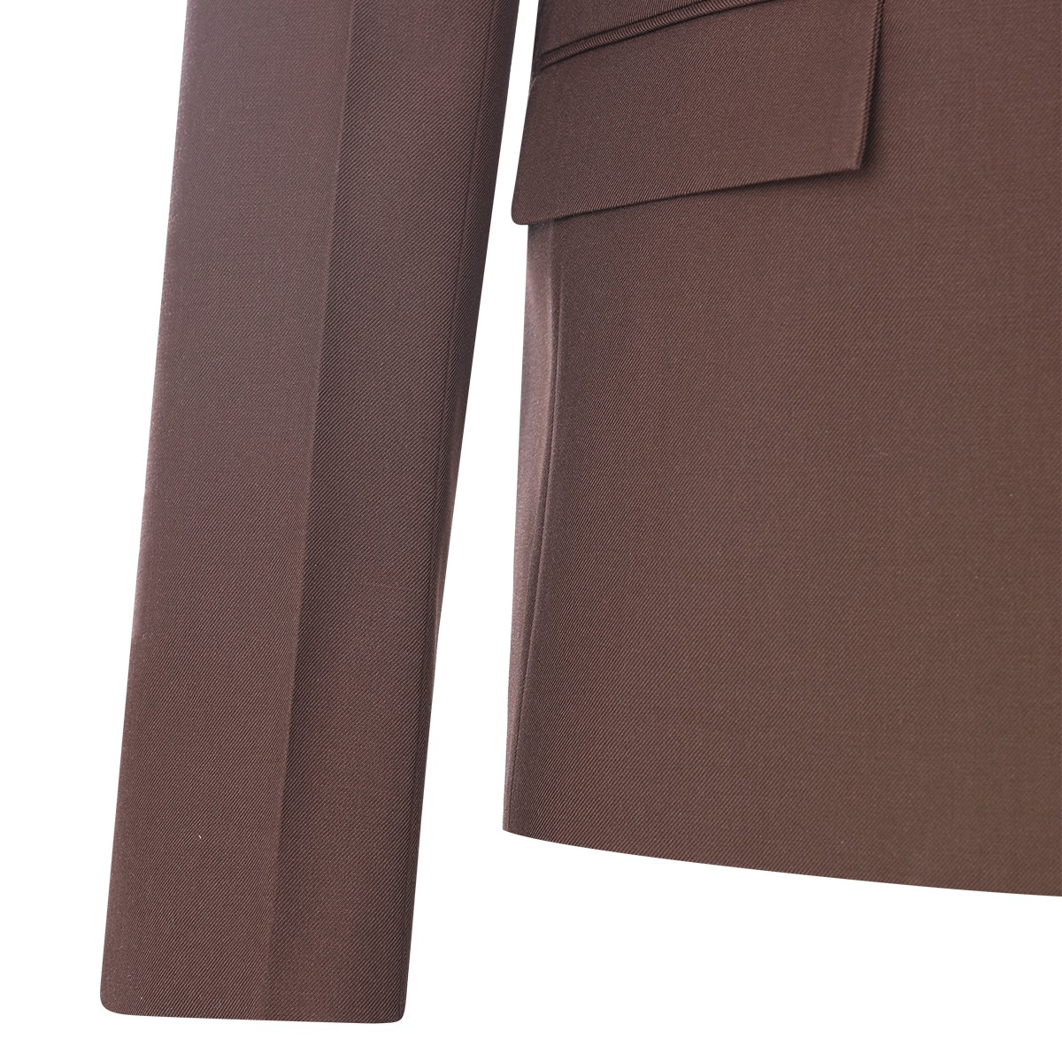BROWN WOOL BLAZER