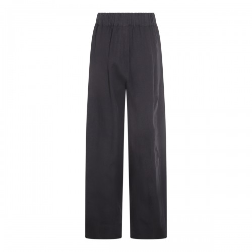 DARK BLUE LINEN PANTS