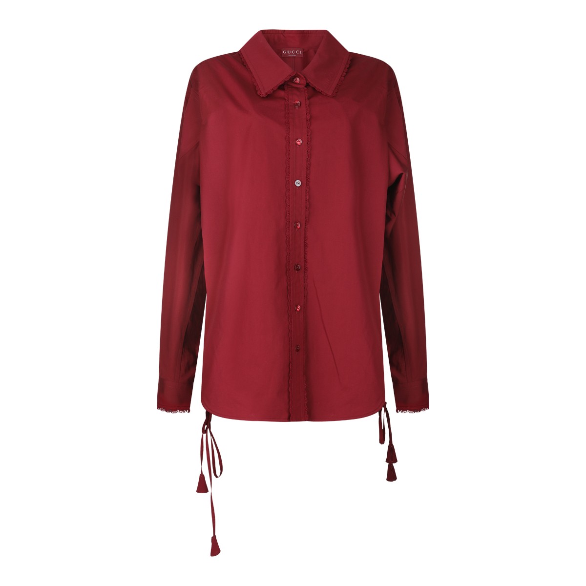 RED COTTON SHIRT